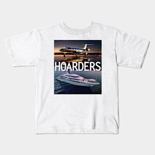 Hoarders - jet & yacht Kids T-Shirt